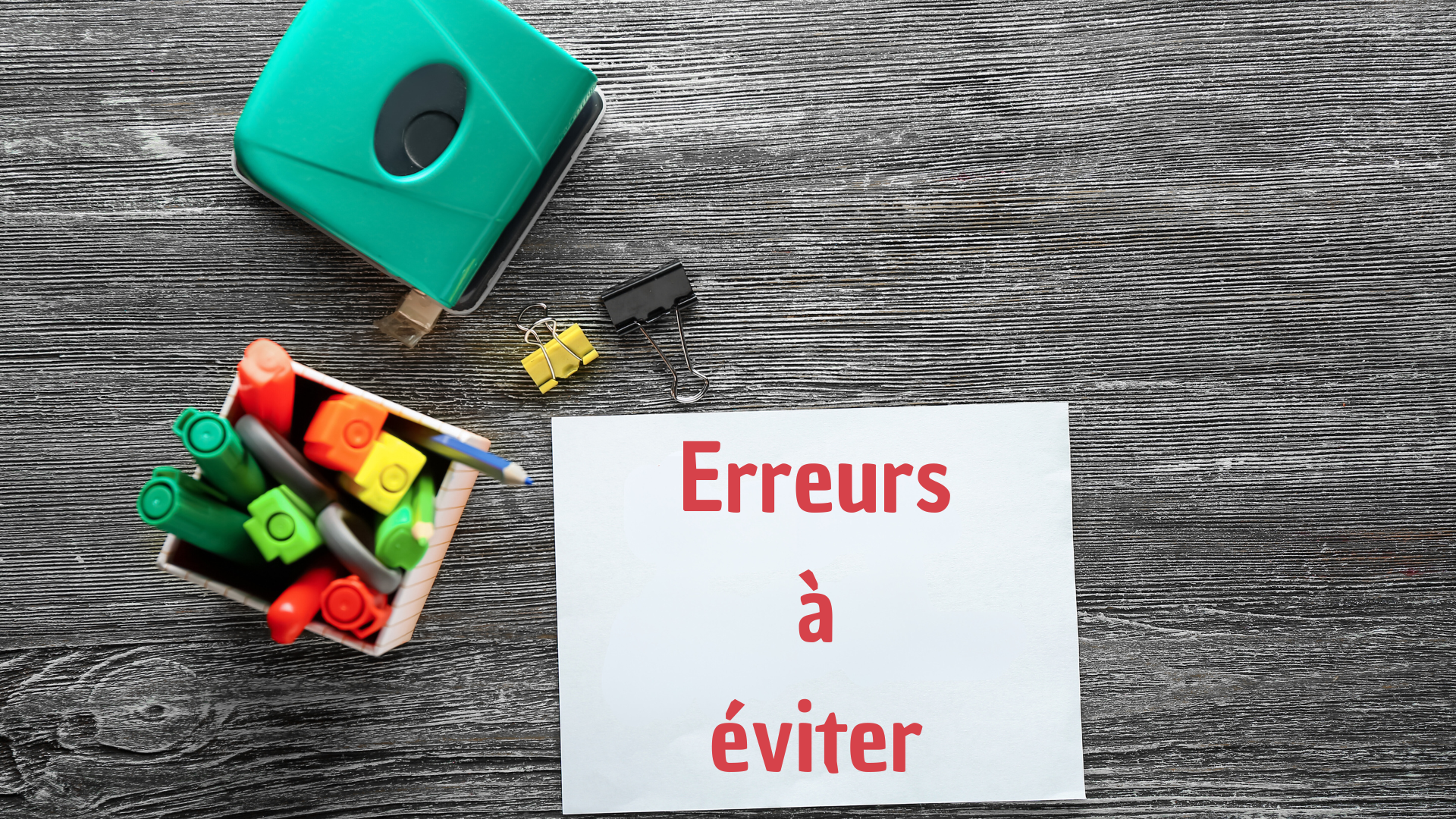 Les erreurs à éviter lors de la création d'entreprise - Sprint Formation